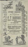 P.T. Barnum's Great Museum, Menagerie &amp; Caravan: June 6, 1871