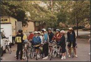 Group of bikers with the Challenge Bike Ministry