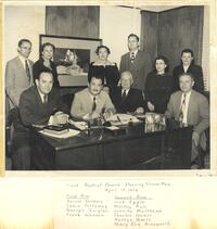 First Baptist Church Steering Committee, 1952