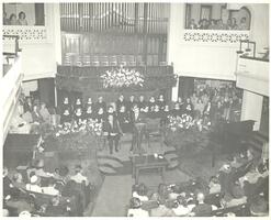 Service in the Sanctuary at First Baptist Church