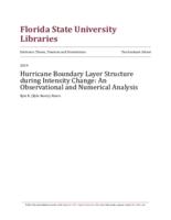 Hurricane Boundary Layer Structure during Intensity Change