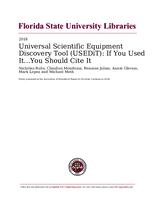 Universal Scientific Equipment Discovery Tool (USEDiT)